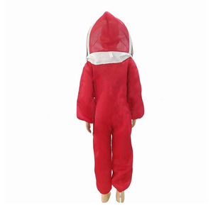 Traje de Apicultura Rojo y Blanco de Alta Calidad, Nuevo Modelo 2026, con Capucha de Malla, Corte Regular, para Seguridad en la Apicultura - Product Image 3