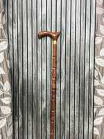 Canne de marche artisanale Orion de haute qualité en corne sculptée à la main, écologique, style traditionnel, pour seniors et adultes, utilisation en extérieur, idéale pour offrir