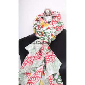 Wholesale <b>Large</b> Cotton Digital Print Floral Sarong Pareo Beach Bikini Cover up Wrap <b>Scarf</b> Women Summer Vacation Wear - Product Image 4