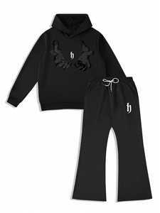 Survêtements d'hiver pour hommes en molleton technique de coton OEM, écologiques, respirants, légers, avec logo personnalisé, vente en gros privée - Product Image 1