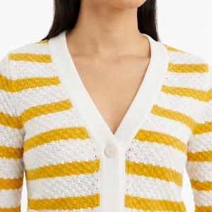 2026 V-Neck <b>Cardigan</b> Long Sleeve Knitted <b>Sweater</b> Autumn Style 100% Acrylic Button Front Regular Fit <b>Cardigan</b> <b>Sweaters</b> - Product Image 6