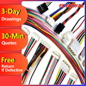 定制电线组件套件制造商 PVC 铜线 1.0/1.25/1.5/2.0/2.54 毫米 2/3/4/5/6 针通用线束 - Product Image 1