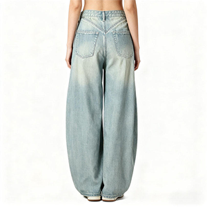 Pantalon palazzo ample pour femme, taille haute, coupe fluide, décontracté, pour tous les jours - Product Image 2