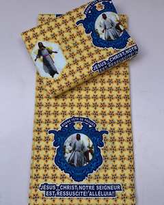 Fabricante de Tela de Algodón con Estampado Africano Personalizado, Diseño Exclusivo, Venta al Por Mayor, OEM, ODM para Iglesia, Escuela, Organización No Gubernamental, Festival - Product Image 4