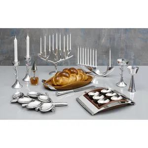 Stainless Steel <b>Tree</b> <b>Branch</b> Candelabra with 9 Candle Holders for Home Decoration - Product Image 3