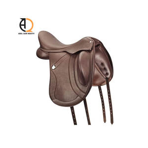 Selle d'équitation en cuir pour cavaliers adultes, confortable, avec arceau en bois, assise profonde, produit vétérinaire - Product Image 3