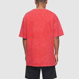 Camisetas Gráficas Estampadas DTG para Streetwear, Camisetas Lisas de Tallas Grandes para Hombre, Camisetas con Lavado Ácido, Camisetas Vintage Personalizadas de Gran Tamaño para Hombre - Product Image 4