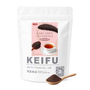 Thé noir Earl Grey en poudre KEI FU 500g pour bubble tea ou pâtisserie - Product Image 1
