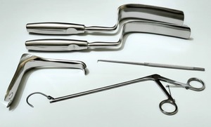 Azicon's Sacrospinous Fixation Surgical Set Stainless Steel Vaginal <b>Vault</b> Prolapse Ligament Suturing Instruments <b>Tools</b> Kit - Product Image 2
