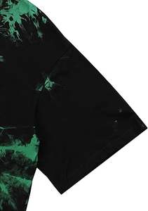 Camiseta de Alta Calidad, 100% Algodón Peinado, Transpirable, Cuello Redondo, Teñido Degradado, Corte Regular, Estilo Vintage - Product Image 3