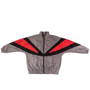 Men's Vintage Tracksuit Retro Sport Color Block Jacket <b>Pants</b> Custom Logo Print Set Design Oversized Fashion Street Streetwear - Product Image 2