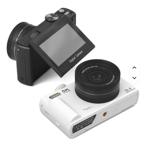 กล้องดิจิตอลขนาดเล็ก 5K WiFi ยี่ห้อ Manufacturer รุ่น Point Shoot หน้าจอ 3 นิ้ว ซูม 18 เท่า UHD ออโต้โฟกัส เซ็นเซอร์ CMOS ถ่ายภาพยิ้ม บันทึกบนการ์ด SD สำหรับการถ่ายภาพ - Product Image 3