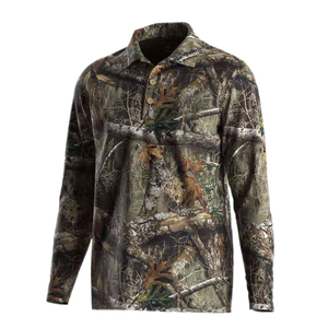 เสื้อโปโลตกปลาแบบ OEM สั่งทำพิเศษ น้ำหนักเบา สวมใส่สบายสำหรับฤดูร้อน - Product Image 1