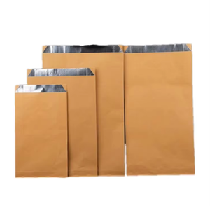 Sac en papier alimentaire anti-graisse personnalisé avec logo, emballage écologique en kraft pour boulangerie, sandwichs, pains, burgers, snacks, vente en gros - Product Image 1