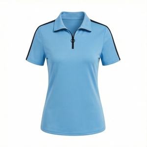 Hot Slim Fit <b>Ladies</b> Custom Short Sleeve for <b>Polo</b> T-<b>Shirts</b> Women Casual Solid Pattern Breathable Plus <b>Polo</b> <b>Shirts</b> Trendy Wear - Product Image 1
