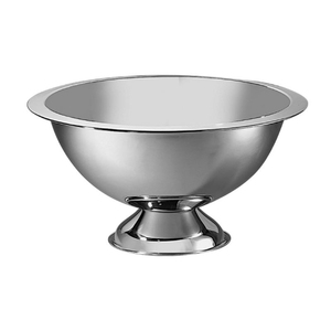 Bol à dessert de luxe en acier inoxydable sur pied, bord festonné, coupelle à glace sur piédestal, plat à vin et à snacks en métal pour mariages, fêtes et hôtels - Product Image 3