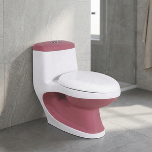 Inodoro de Cerámica de Una Pieza con Sifón de la Marca Vistaar, Inodoro de Doble Descarga Montado en el Suelo para Apartamentos Modernos y Uso en Exteriores - Product Image 6