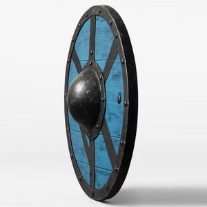 Bouclier Viking en bois durable, design inspiré du monde nordique, pour accessoires de costume, décoration et collection - Product Image 6
