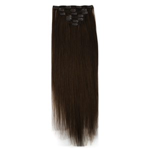 KSWIGS Vente en gros Extensions à clips 100% cheveux Remy pour femmes blanches Texture lisse Cheveux vierges bruts avec cuticule alignée - Product Image 2