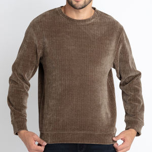 Sweat-shirt surdimensionné pour homme en coton molletonné, col rond, streetwear, décontracté, vêtements de sport, entraînement, logo personnalisé OEM - Product Image 1