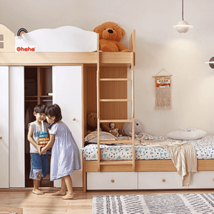 Lit superposé intelligent Ohaha avec armoire - GTTM033 - Product Image 3