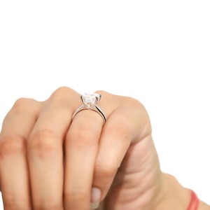 Bague demi-éternité en or massif 10K 14K 18K avec diamant de laboratoire taille princesse rond, 1,5 carat, couleur DEF, clarté VS VVS, certifié IGI, vente en gros - Product Image 4