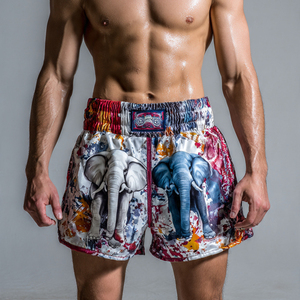 Shorts de Muay Thai à impression par sublimation, confortables, pour MMA, kickboxing, entraînement de boxe et combats de Muay Thai - Product Image 6