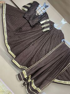 Lehenga Choli de Diseñador con Blusa con Patrón de Dori Elegante y Blusa Cosida, Última Colección de Ropa Étnica para Bodas y Festivales - Product Image 5