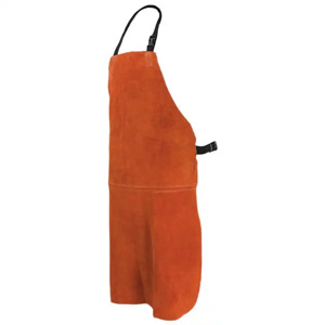 Premium Quality Genuine Cowhide Split <b>Leather</b> Welding <b>Apron</b> Industrial Safety Spark Resistant with Durable Plain Style - Product Image 2