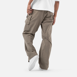Pantalon cargo camouflage ample pour hommes grandes tailles, pantalon décontracté à jambe droite pour le printemps, l'automne, la randonnée - Product Image 4