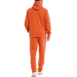 Conjunto Deportivo Personalizado de Alta Calidad para Hombre, 2 Piezas, Transpirable, 100% Algodón, con Cremallera Completa y Capucha, Color Sólido - Product Image 6