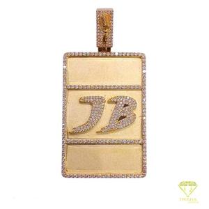 Exclusive <b>Initial</b> <b>Pendant</b> With Premium Moissanite Diamond Stones And Fashion Look - Product Image 3