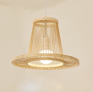 Lámpara de Bambú Tejida Natural Más Vendida, Lámpara Colgante de Mimbre Económica al por Mayor para Decoración del Hogar y Restaurantes - Product Image 1