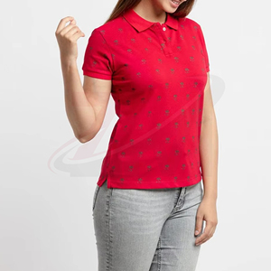 OEM <b>Women</b> Polo Shirt Premium Cotton Short Sleeve Embroidery Logo Bulk Apparel Manufacturing Supply Wholesale Bulk Supply - Product Image 2