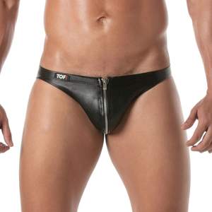 Calzoncillos Cortos Kinky Negros para Hombre, Ropa Interior Sexy para Clubes Nocturnos - Product Image 1