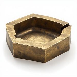 Classic Metal Cigar Ashtray Square Shape Durable Design for Smoking Accessories - Product Image 1