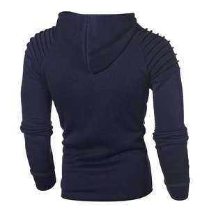 Ensemble de survêtement deux pièces pour homme, fabriqué professionnellement, en polyester et coton, coupe ajustée, fermeture éclair, pour le jogging d'automne - Product Image 6