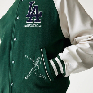 Chaqueta Varsity de Béisbol al por Mayor, OEM, de Alta Calidad, Estilo Vintage, Bordado Chenille, Secado Rápido, para Invierno - Product Image 5