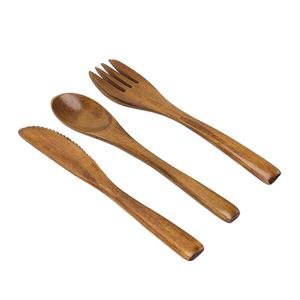 Tenedor de madera de alta calidad para ensalada y cena a bajo precio, el más vendido, tenedor de madera para servir frutas, tenedor de madera para mesa de cocina y hogar - Product Image 5