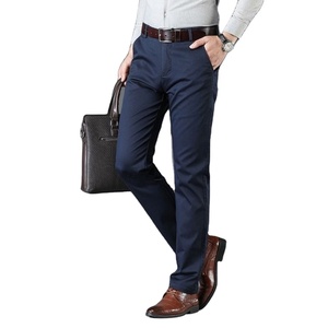 Pantalones Chinos Exclusivos Personalizados para Hombre, Casuales, de Lona, Rectos, Ecológicos, Transpirables, con Elasticidad en 4 Direcciones, que Absorben la Humedad, con Cierre de Cremallera - Product Image 5