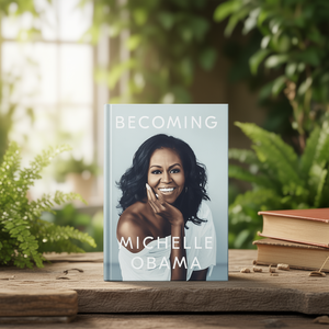 Libro de bolsillo personalizado con tapa blanda de la autora Michelle Obama, impresión de libros - Product Image 1