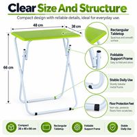 Table pliante pour téléviseur, table d'appoint compacte et peu encombrante pour canapé, ordinateur portable, collations, vente en gros, OEM, ODM, fournisseur en vrac, vente au détail