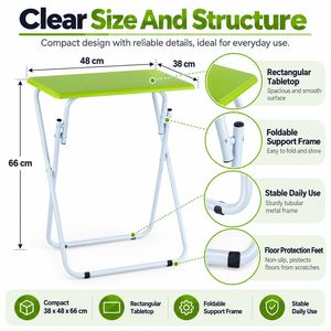 <span class=keywords><strong>Mesa</strong></span> Plegable <span class=keywords><strong>para</strong></span> <span class=keywords><strong>TV</strong></span>, Compacta, Ahorra Espacio, <span class=keywords><strong>Mesa</strong></span> Auxiliar <span class=keywords><strong>para</strong></span> Sofá, Portátil, Aperitivos, Venta al por Mayor, OEM, ODM, Proveedor al por Mayor y Minorista - Product Image 5
