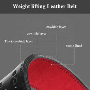 Cinturón de levantamiento de pesas de cuero con soporte lumbar para fitness, con logotipo personalizado, diseño anime, para sentadillas y levantamiento de potencia en el gimnasio - Product Image 2