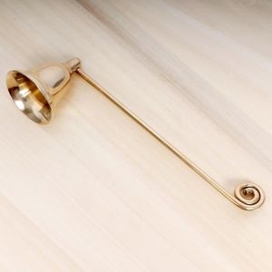 Brass <b>Candle</b> Snuffer With Reindeer Handle Smokeless Wick Dipper Hand Tool For <b>Candles</b> - Product Image 3