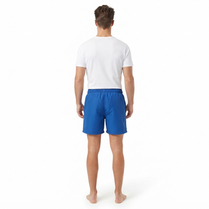 Shorts de sport décontractés pour hommes, en polyester et élasthanne, séchage rapide, respirants, écologiques, taille élastique, coupe ample, été - Product Image 5