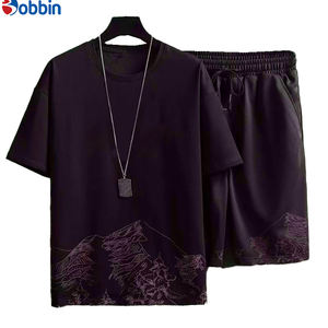 Conjunto Deportivo Cómodo Unisex, Conjunto Corto para Hombre, Nueva Colección de Verano, Personalizado, Conjunto Deportivo para Hombre de Talla Grande, Transpirable - Product Image 3