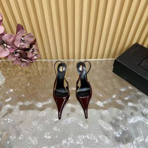 Nuevas Sandalias de Tacón Alto de Diseño de Lujo 2026 para Mujer - Zapatos de Moda de Cuero con Logotipo Personalizado, Sensuales, para Bodas de Verano - Product Image 2