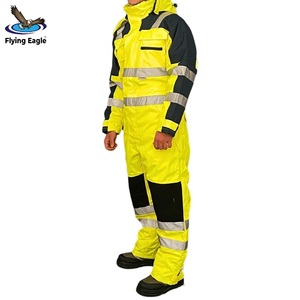 Vêtements de travail en coton OEM, veste et pantalon durables, multi-poches, vêtements de travail industriels - Product Image 2