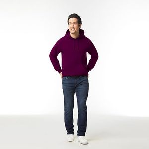 Wholesale <b>500</b> <b>Gsm</b> Puff Printing Heavyweight Cotton Polyester Men's <b>Hoody</b> Oversized Custom Print Luxury Pullover Custom - Product Image 3